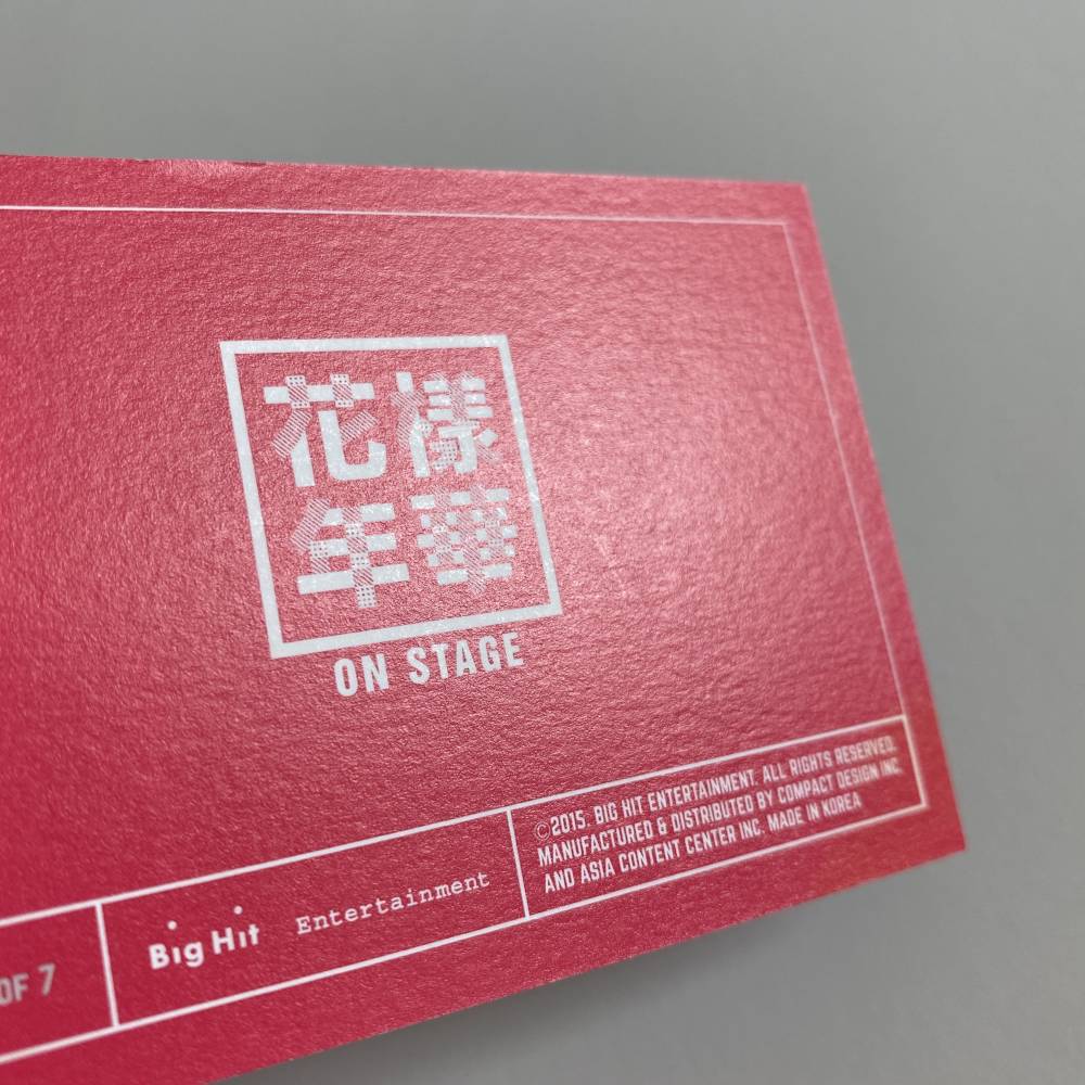 BTS '花樣年華 ON STAGE' 2015 MINI PHOTOCARD - J-HOPE (2/7)